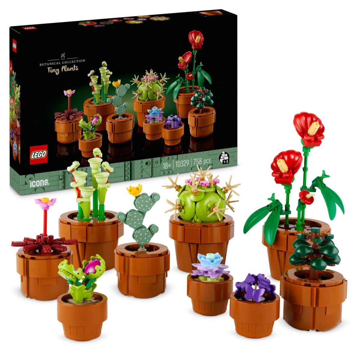 LEGO 10329 Icons Les Plantes Miniatures LEGO 10329 Icons Les Plantes Miniatures – Image 1
