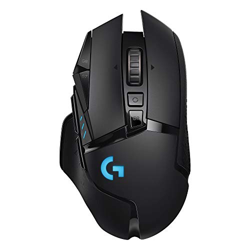 Logitech G G502 LIGHTSPEED Souris Gamer sans Fil, Capteur Gaming HERO 25K, 25 600 PPP, RGB, Ultra-Léger, 11 Boutons Programmables, Batterie Longue Durée, POWERPLAY-compatible, PC, Noire
