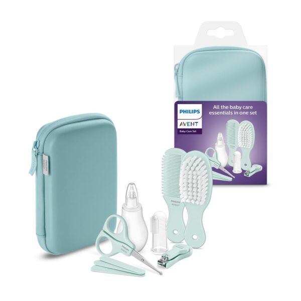 Trousse complète de soin pour bébé Philips avec 9 accessoires